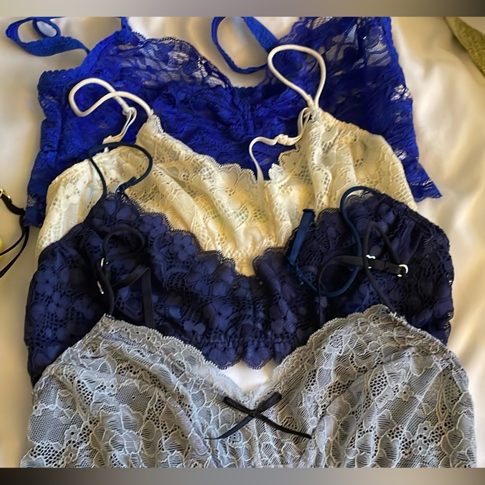 Lacey bralettes, size Small (fits 32A)